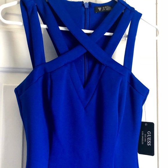 Guess Blue Bodycon Dress 💎 - Picture 3 of 5